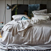 Šilko patalynė SILVER GREY - SILUETI.shop